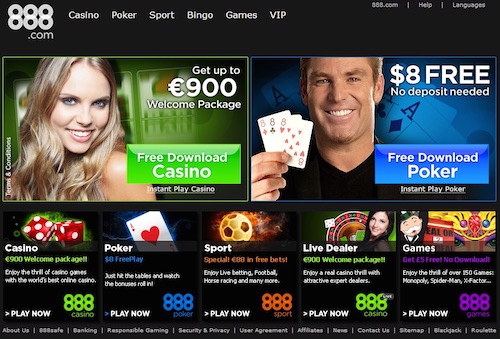 888, Il software Casinò Cassava