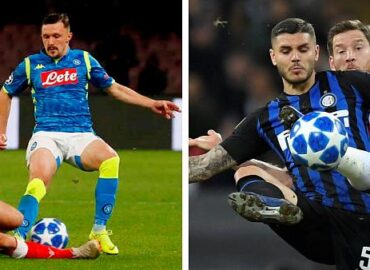 Inter e Napoli Champions League